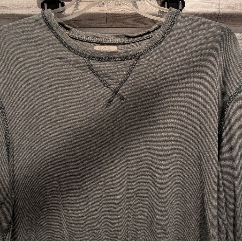 J. Crew Gray Long Sleeve Tee - Picture 3 of 5